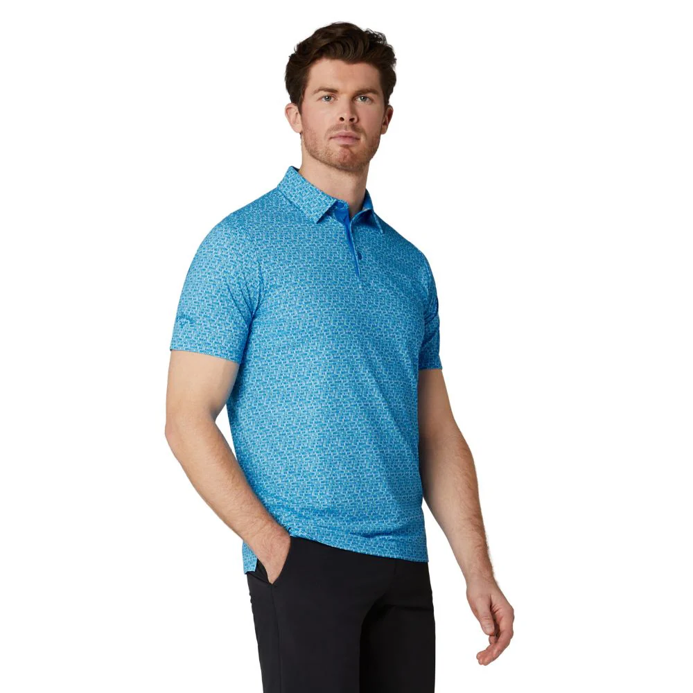 Callaway Tile Gingham Print Golf Polo 2026 - CGKSG064-431 - Image 5