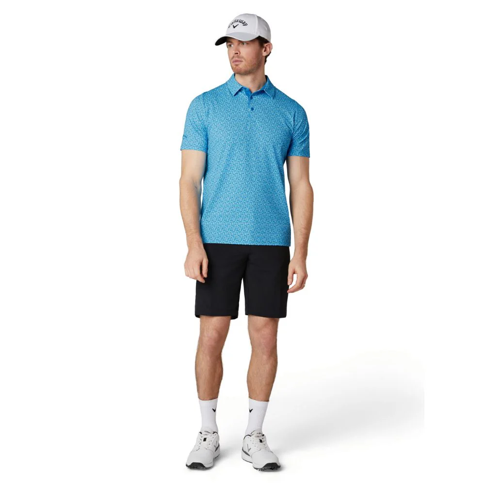 Callaway Tile Gingham Print Golf Polo 2026 - CGKSG064-431 - Image 6