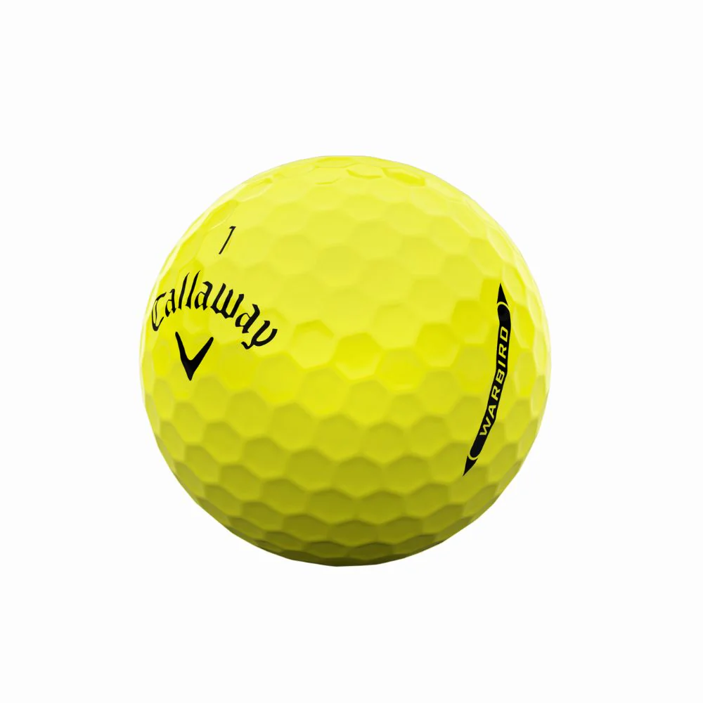 Callaway Warbird Distance Golf Balls 2025 - Yellow - Image 3