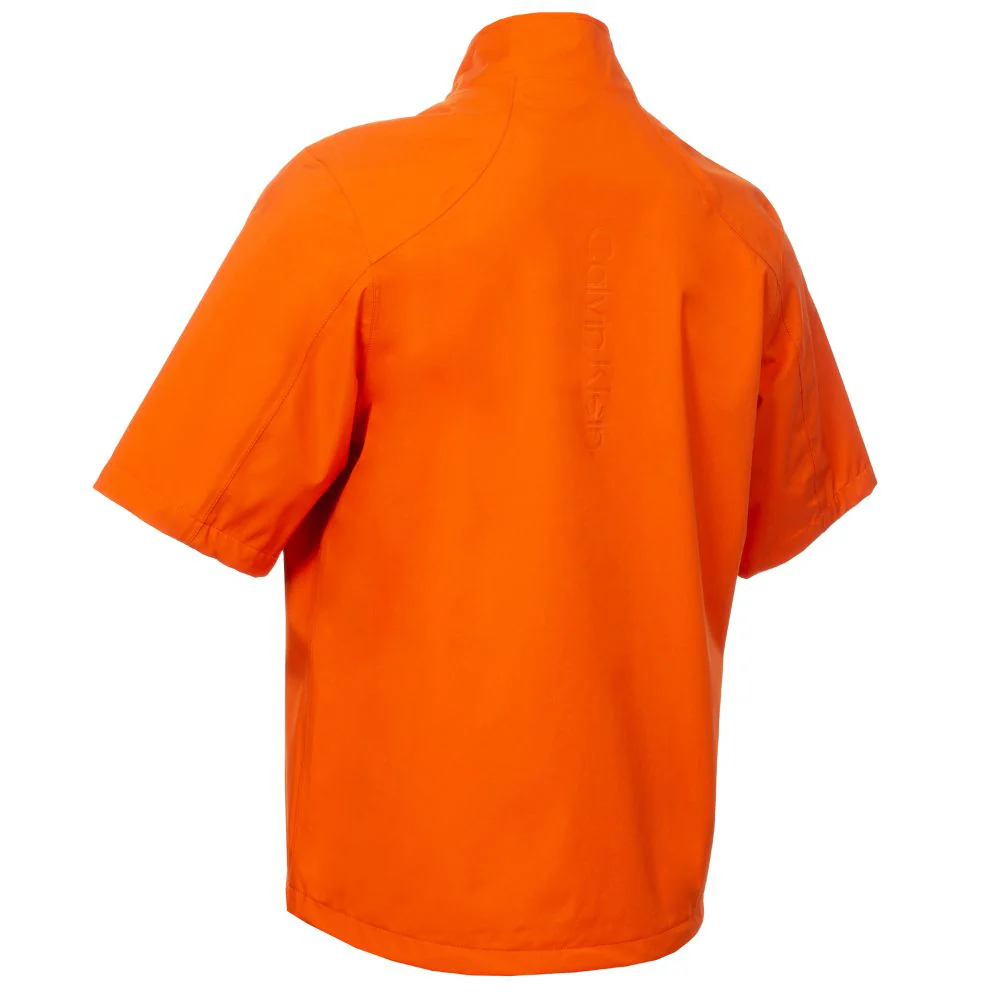 Calvin Klein Acres Short Sleeve Waterproof Golf Jacket 2026 - CKMS26166 - Mandarin - Image 2