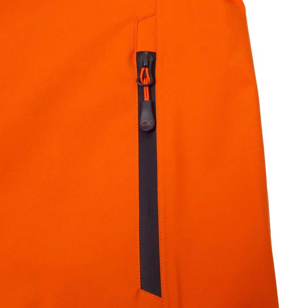 Calvin Klein Acres Short Sleeve Waterproof Golf Jacket 2026 - CKMS26166 - Mandarin - Image 5