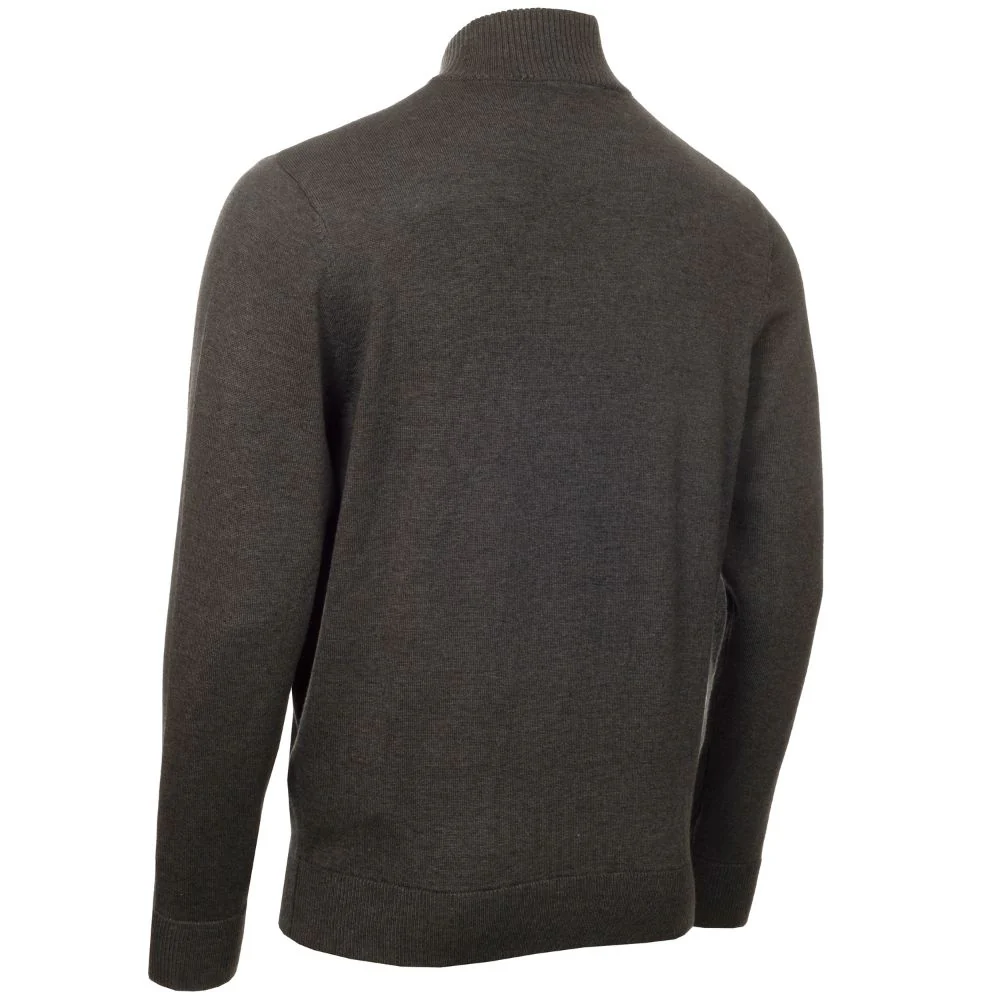 Calvin Klein Avenue 1/2 Zip Golf Top 2026 - C10270 - Charcoal Marl - Image 2