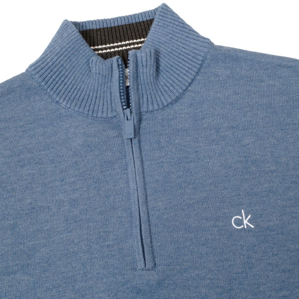Calvin Klein Avenue 1/2 Zip Golf Top 2026 - C10270 - Denim - Image 3