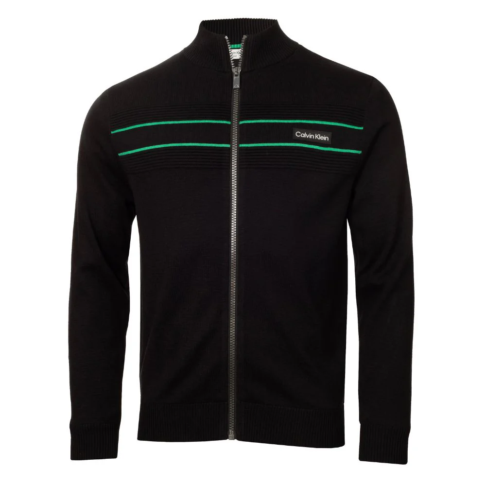 Calvin Klein Baxter Lined Golf Sweater 2025 - Black