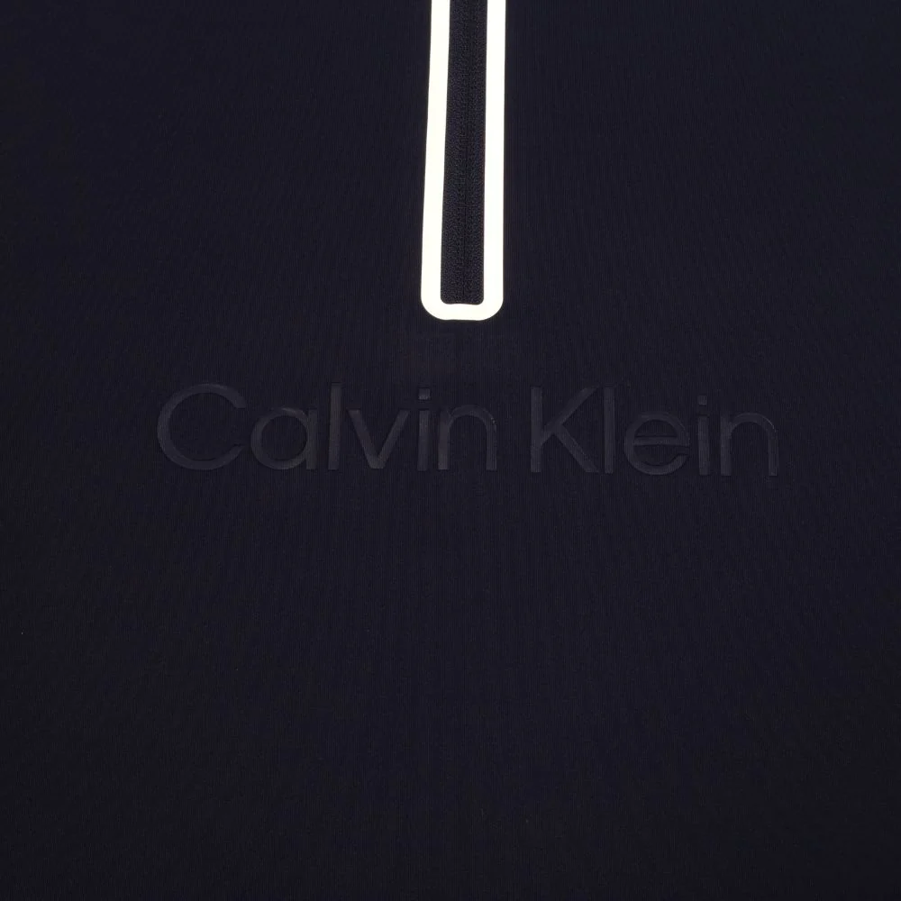 Calvin Klein Brookhill Technical 1/2 Zip Golf Top 2026 - CKMS26161 - Navy - Image 4