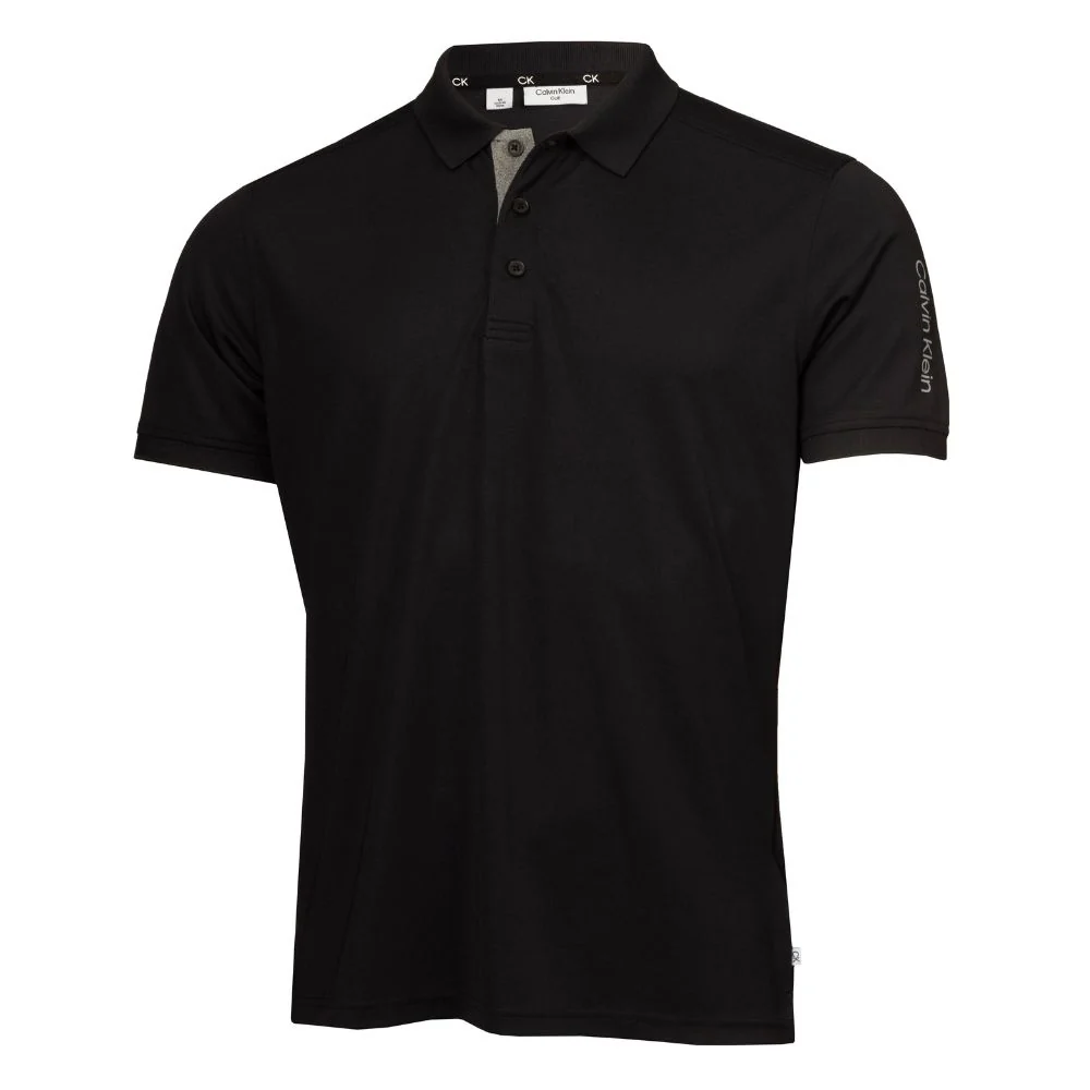 Calvin Klein Club Golf Polo Shirt - C9951 - Black