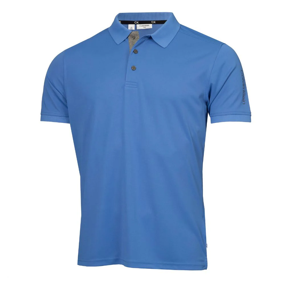 Calvin Klein Club Golf Polo Shirt - C9951 - Sea Blue