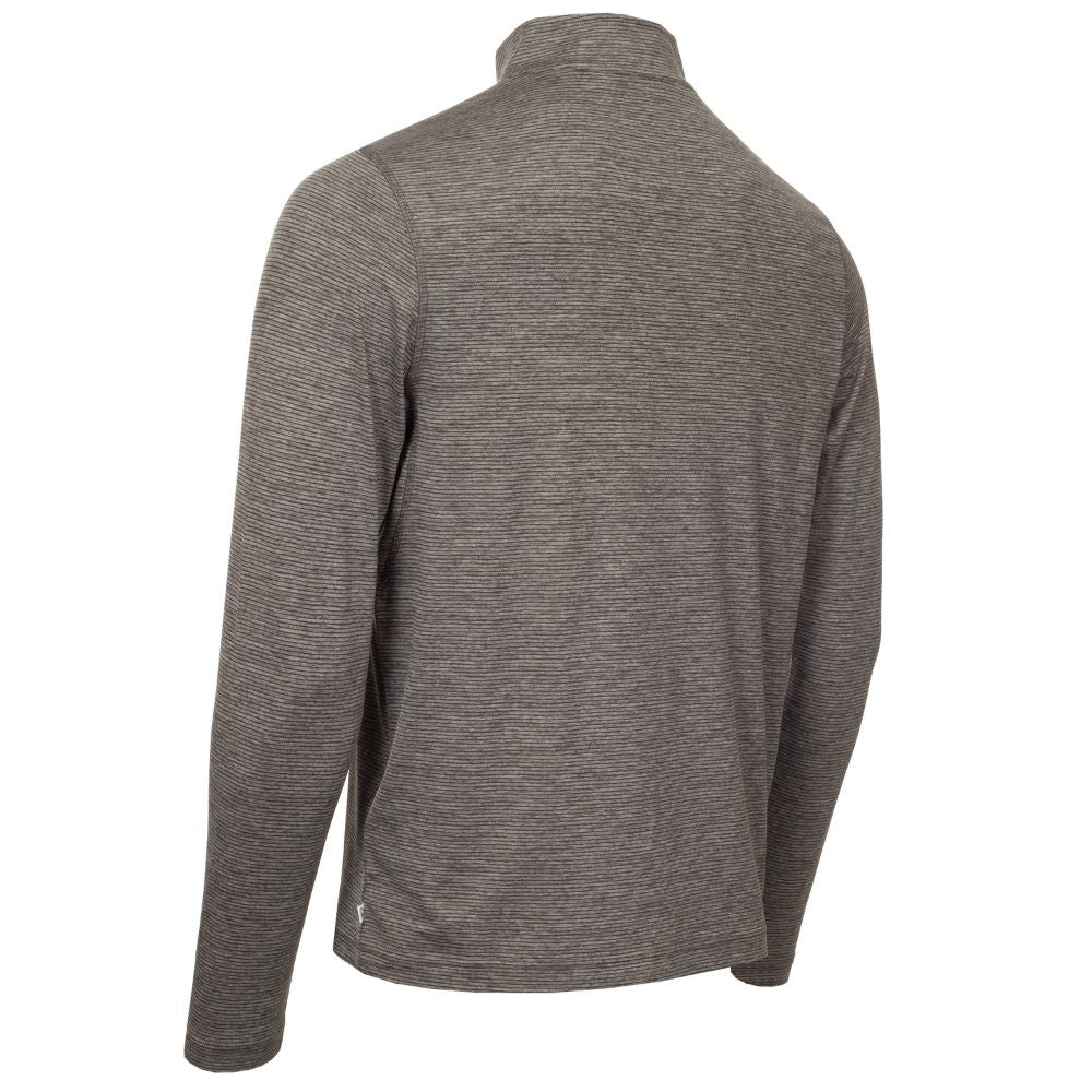 Calvin Klein Cruise 1/4 Zip Golf Top 2026 - C10269 - Charcoal Marl / White - Image 2