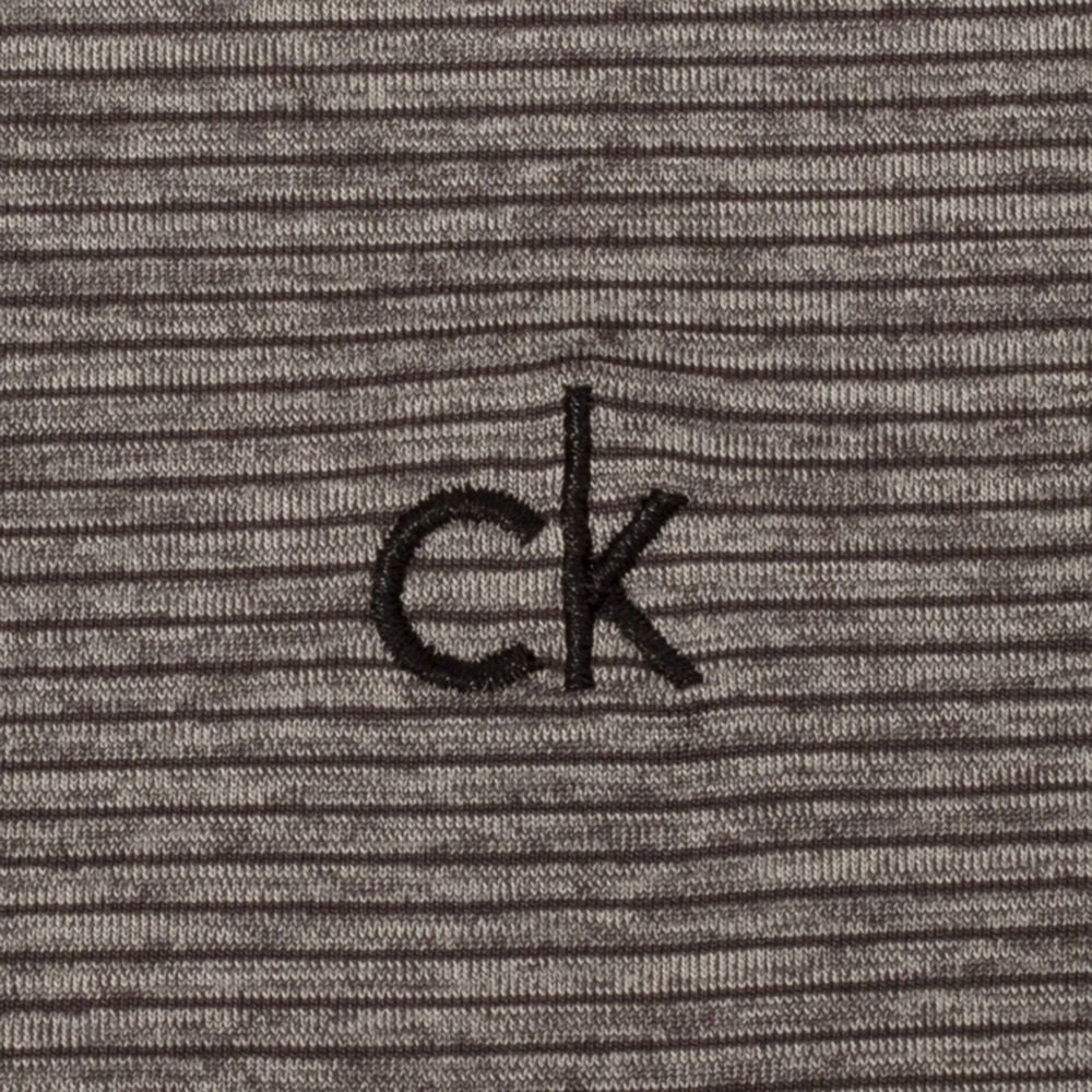 Calvin Klein Cruise 1/4 Zip Golf Top 2026 - C10269 - Charcoal Marl / White - Image 4