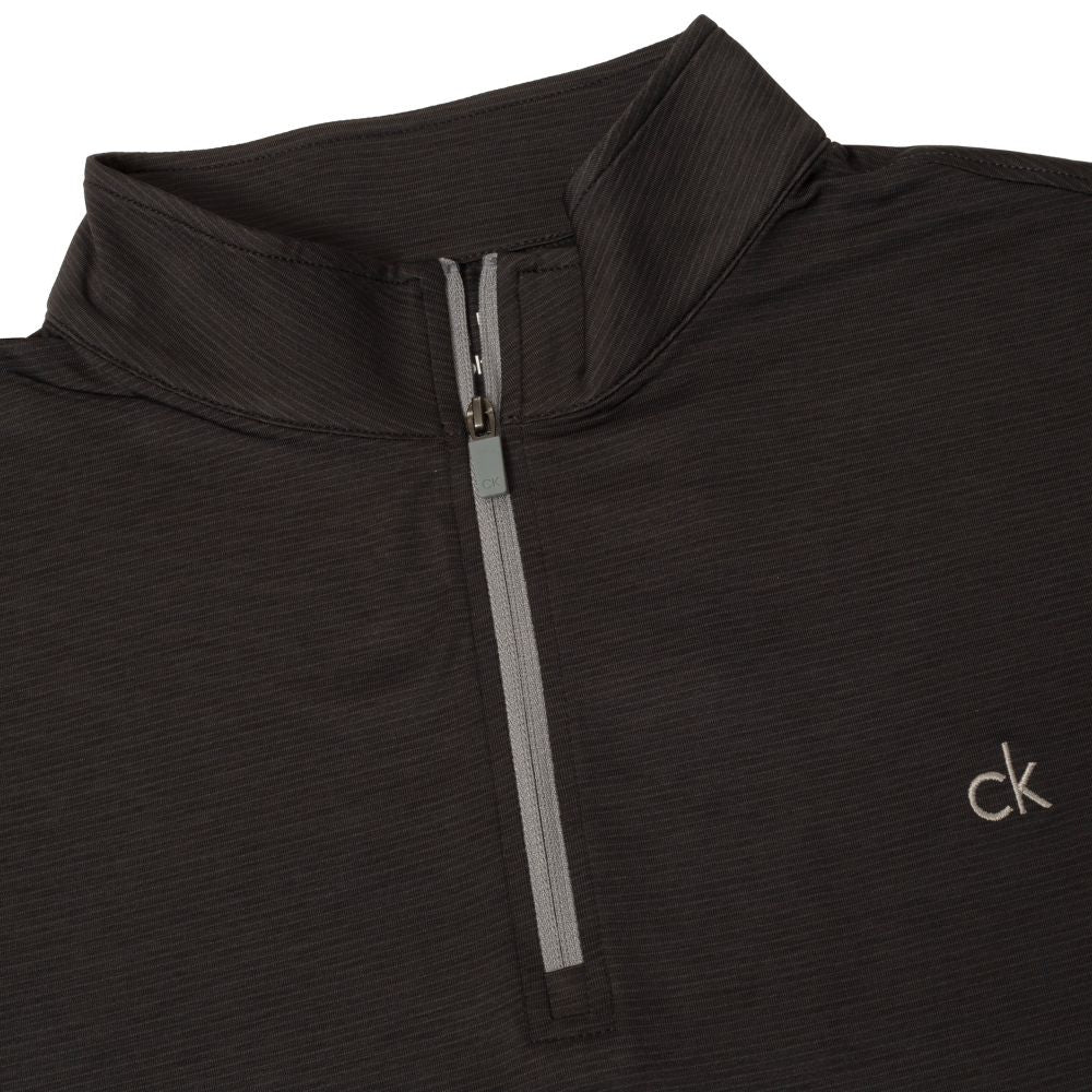 Calvin Klein Cruise 1/4 Zip Golf Top 2026 - C10269 - Midnight Black - Image 3