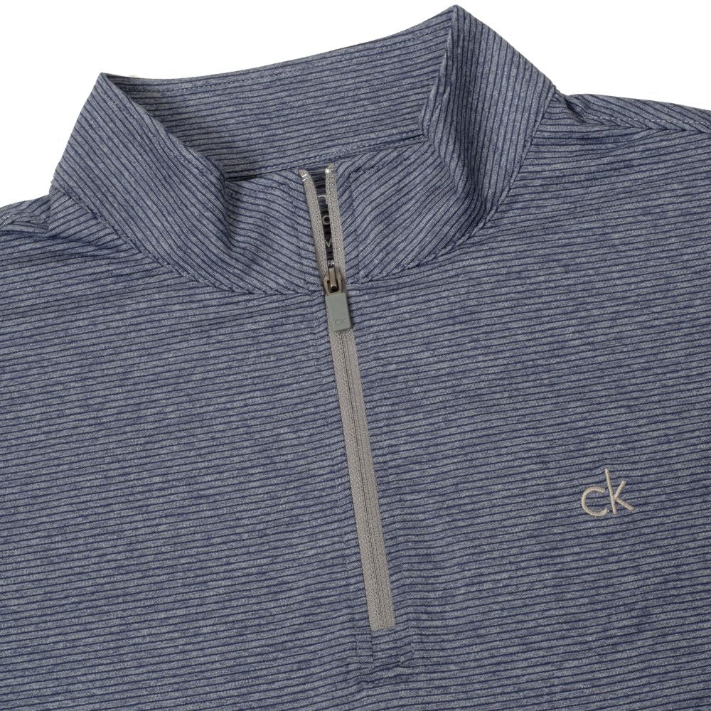 Calvin Klein Cruise 1/4 Zip Golf Top 2026 - C10269 - Navy Marl - Image 3