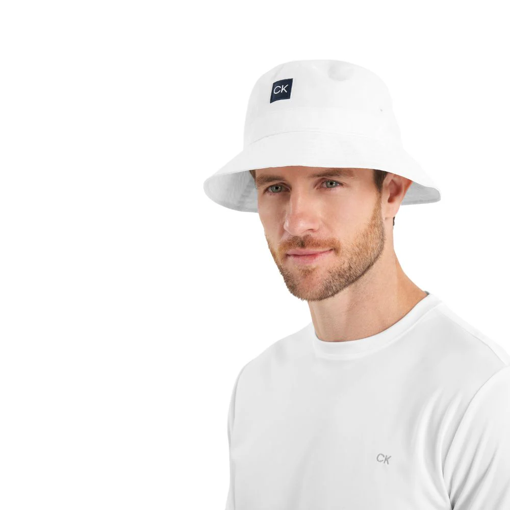 Calvin Klein Delaware Bucket Hat 2025 CKMS25954 - White - Image 3