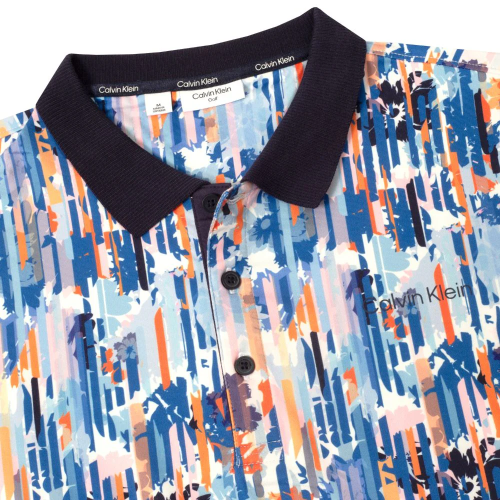 Calvin Klein Glitch Print Golf Polo 2026 - CKMS26147 - Image 3
