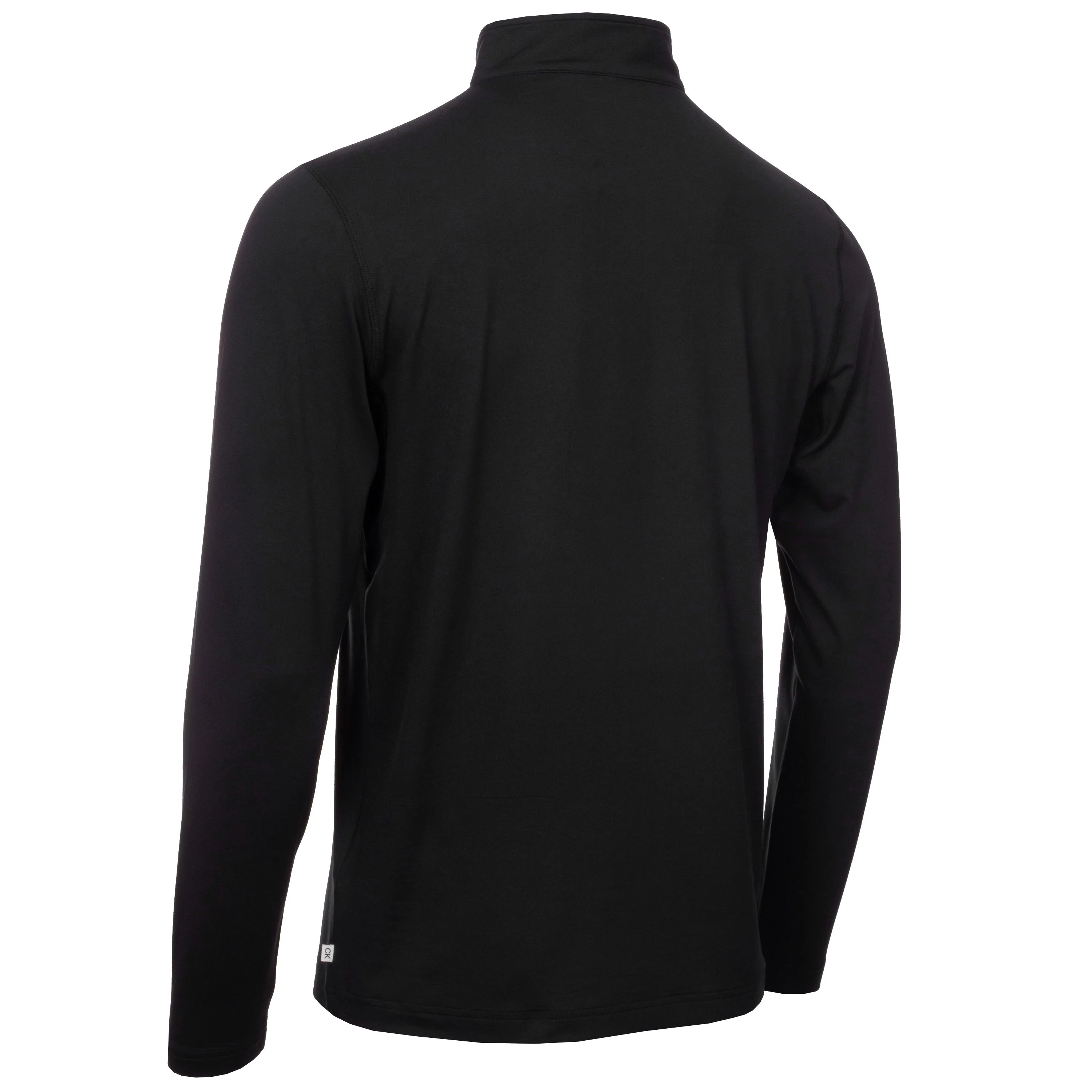 Calvin Klein Newport 1/2 Zip Pullover Golf Top - C9924 - Black - Image 2