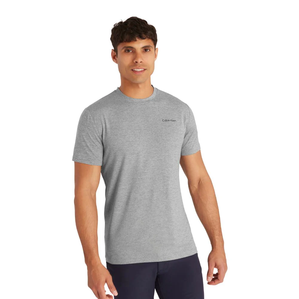 Calvin Klein Golf Newport T Shirt C9923 - Silver Marl - Image 2
