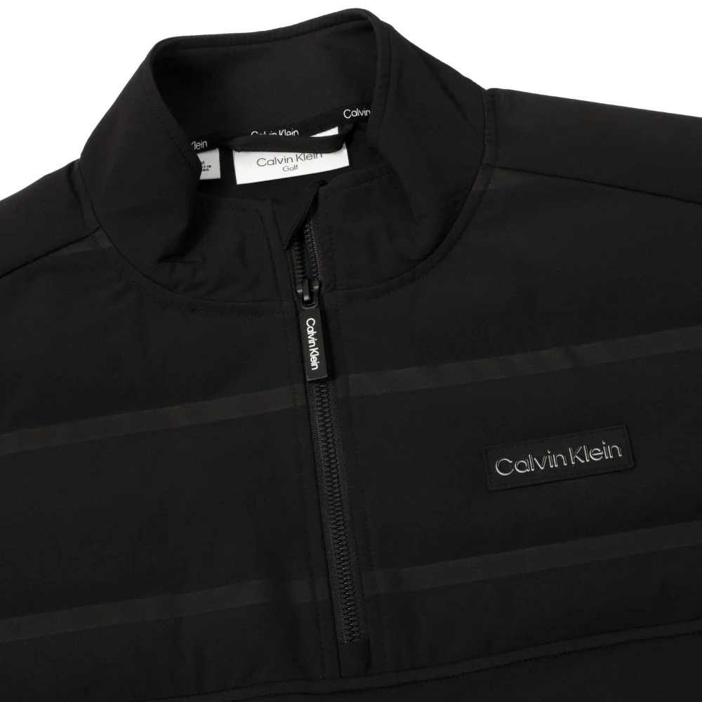 Calvin Klein Houston Hybrid 1/2 Zip Golf Jacket - Black - Image 4