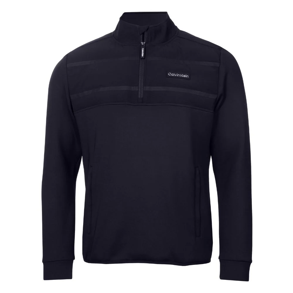 Calvin Klein Houston Hybrid 1/2 Zip Golf Jacket - Navy