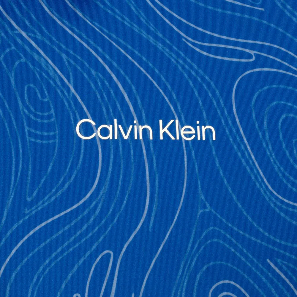 Calvin Klein Marble Print Golf Polo 2026 - CKMS26157 - Sapphire - Image 4