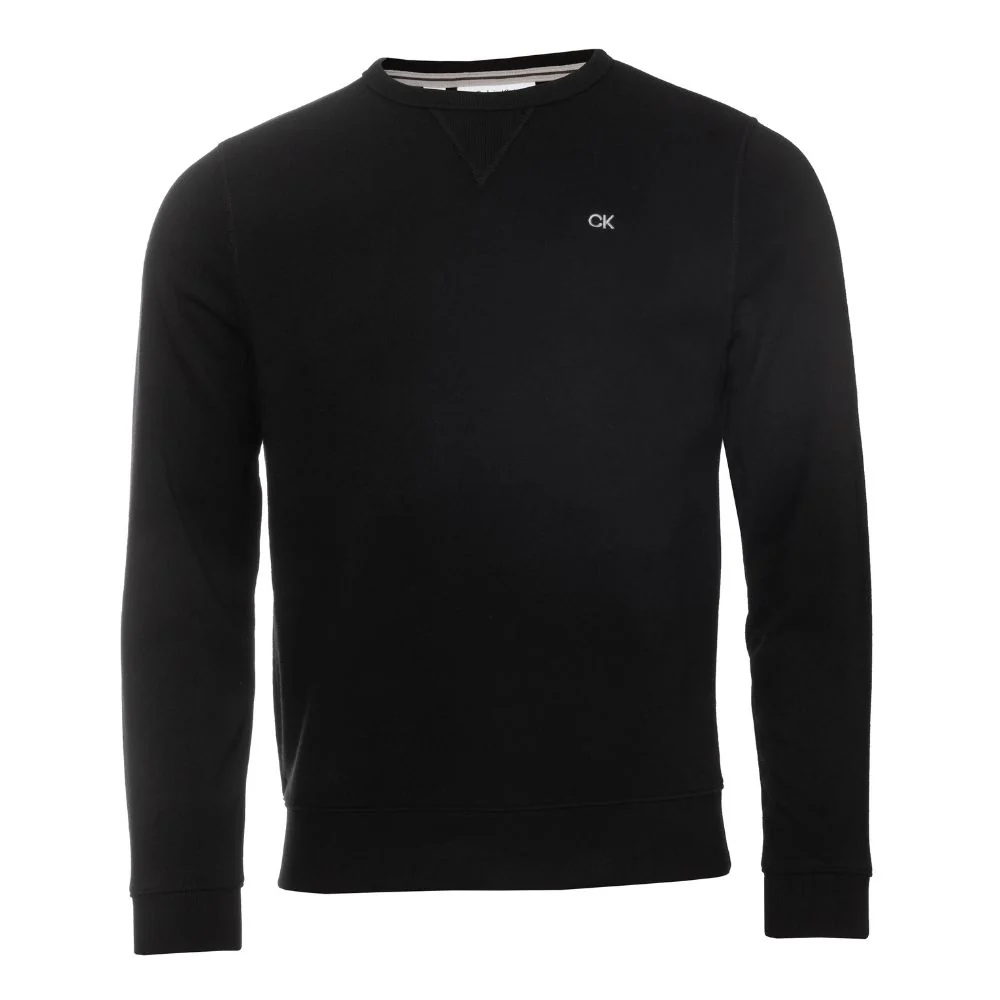 Calvin Klein Ohio Mens Golf Sweater 2025 C9693 - Black