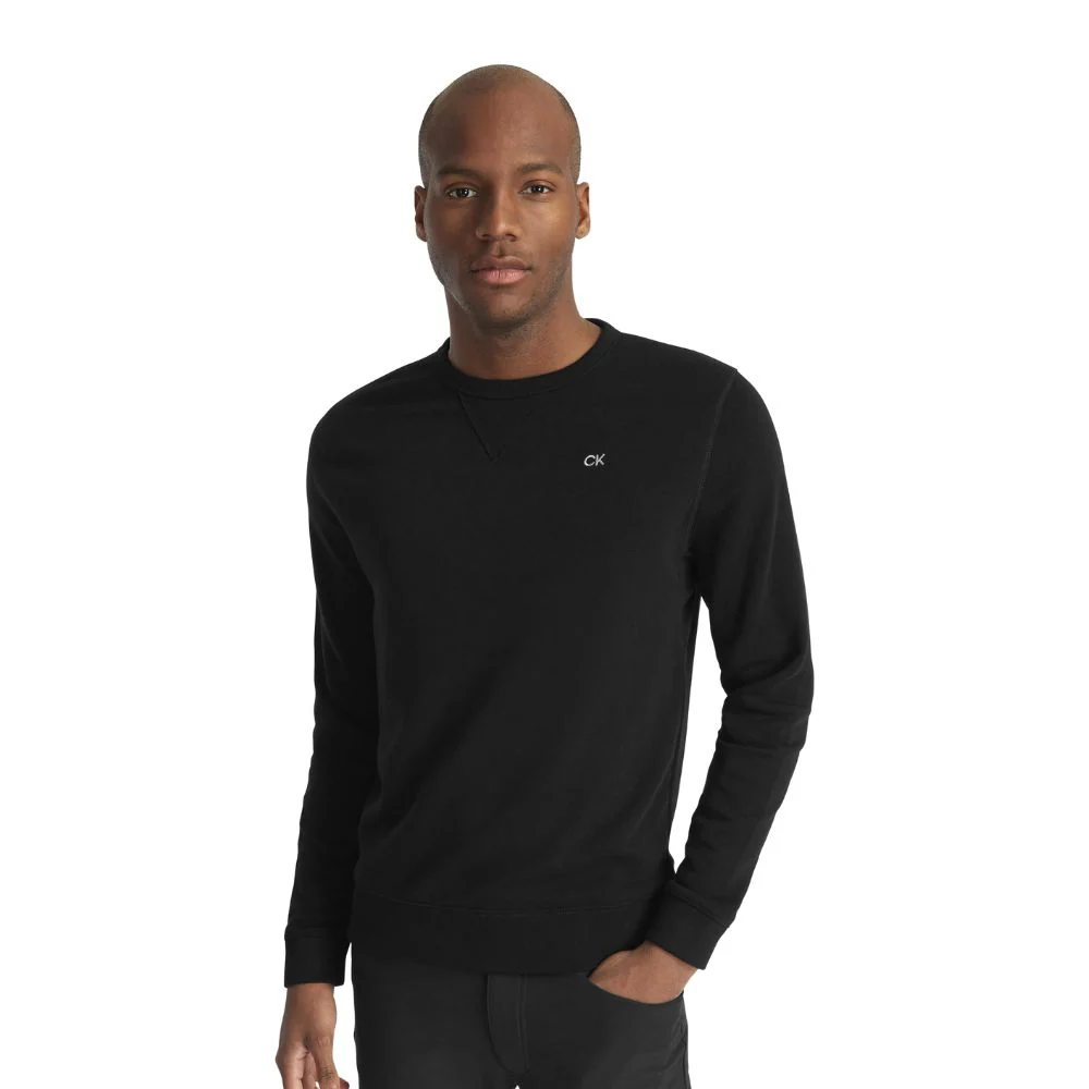Calvin Klein Ohio Mens Golf Sweater 2025 C9693 - Black - Image 3