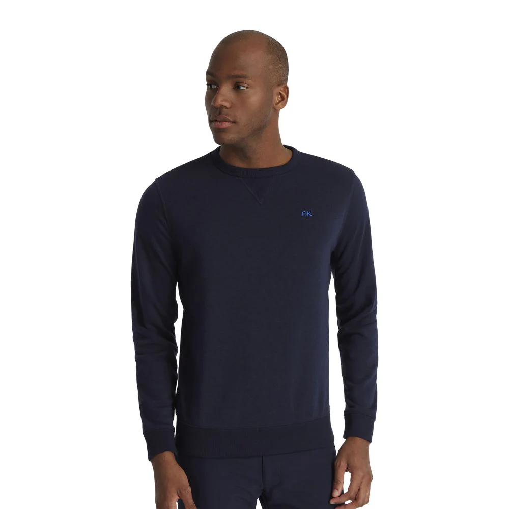 Calvin Klein Ohio Mens Golf Sweater 2025 C9693 - Navy - Image 3