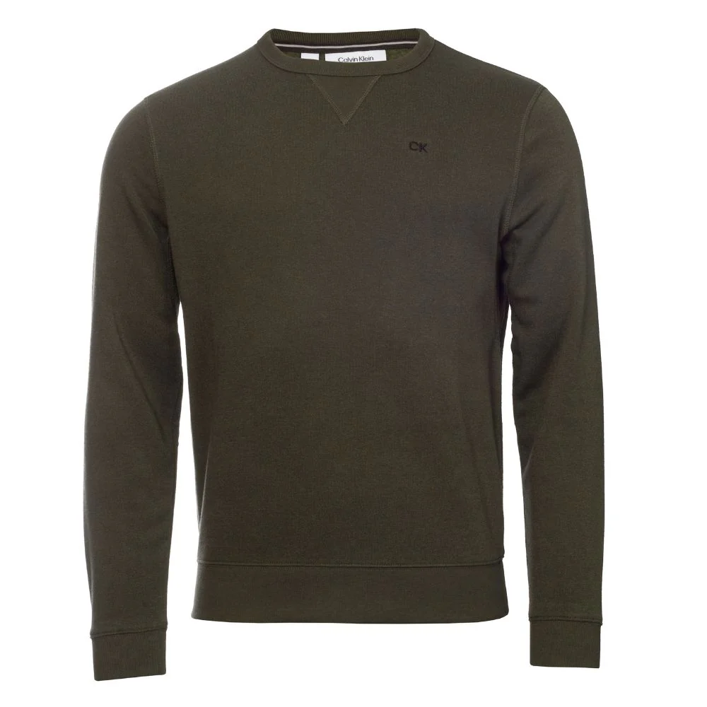 Calvin Klein Ohio Mens Golf Sweater 2025 - Olive Marl