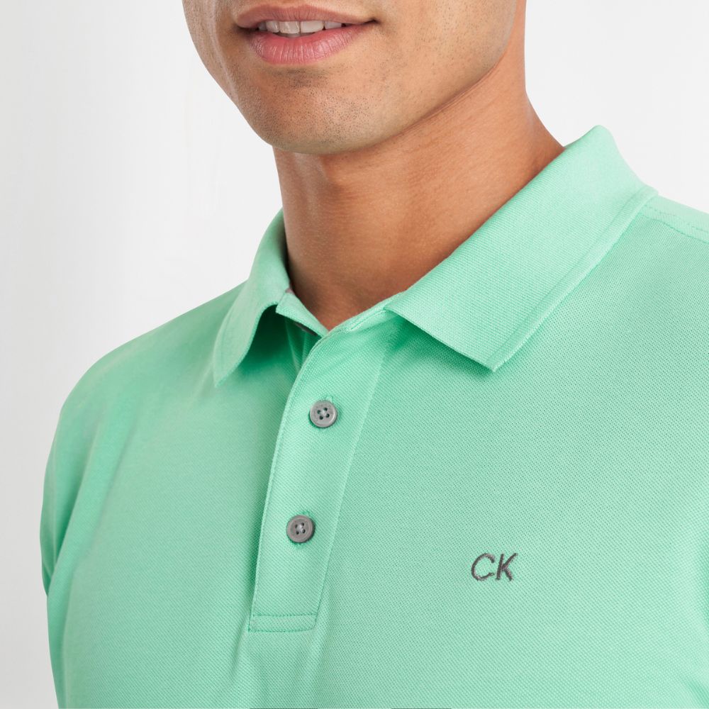 Calvin Klein Planet Polo Golf Polo 2026 - C9579 - Green - Image 6