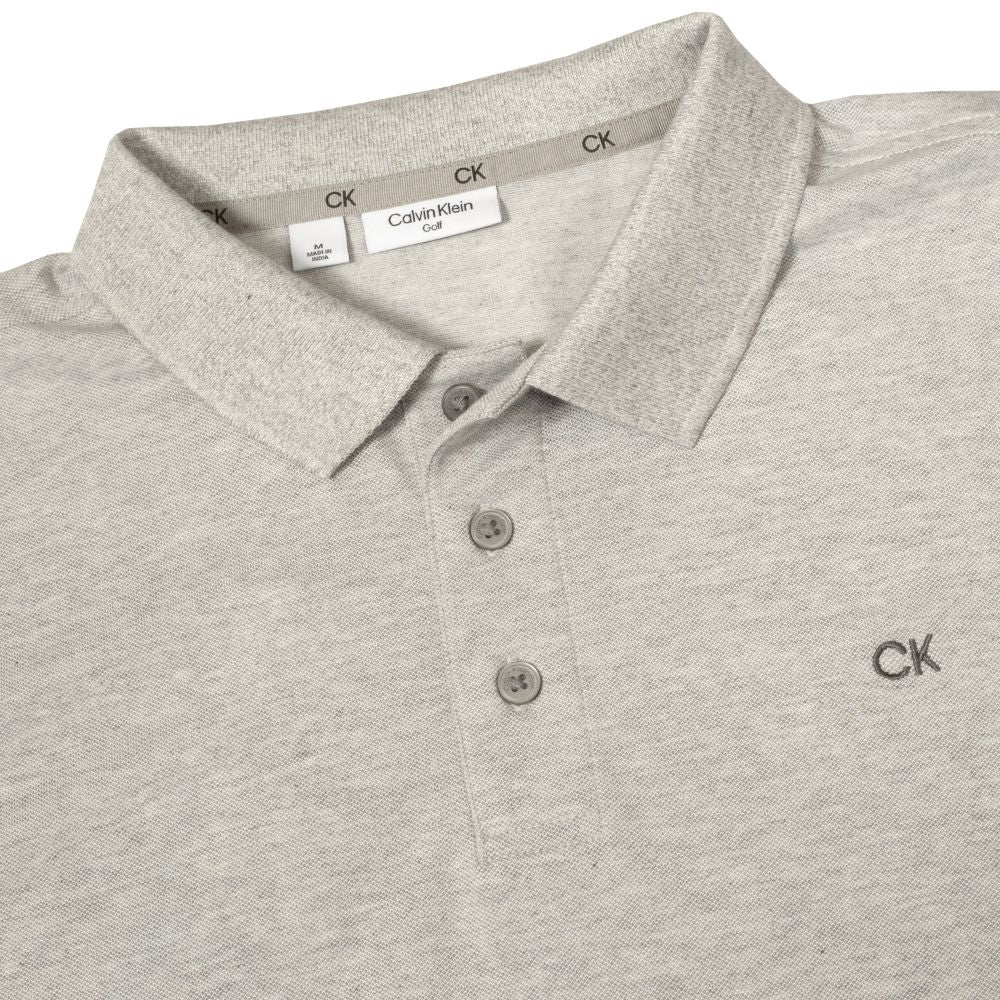 Calvin Klein Planet Polo Golf Polo 2026 - C9579 - Silver Marl - Image 3
