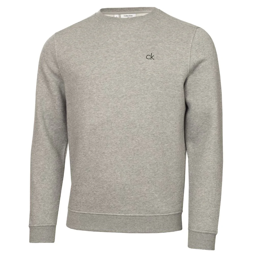 Calvin Klein Planet Sweatshirt Golf Top 2026 - C10275 - Grey Marl