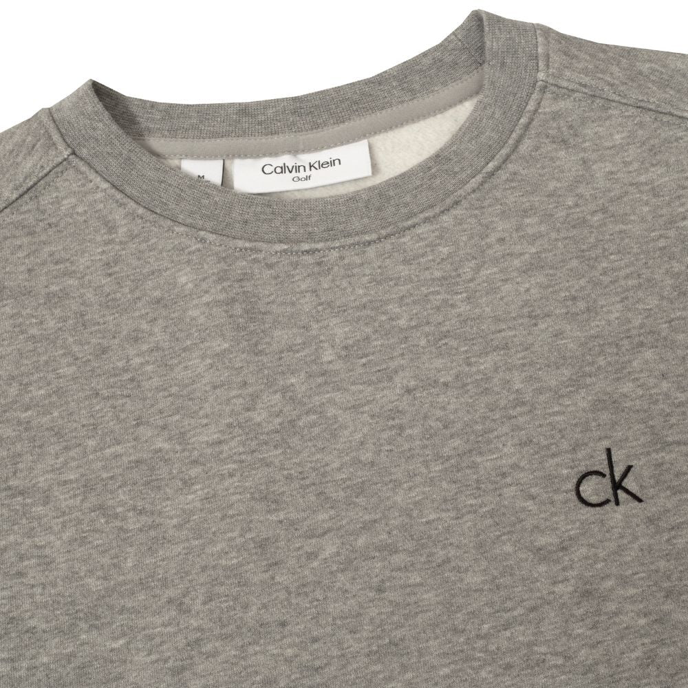 Calvin Klein Planet Sweatshirt Golf Top 2026 - C10275 - Grey Marl - Image 3