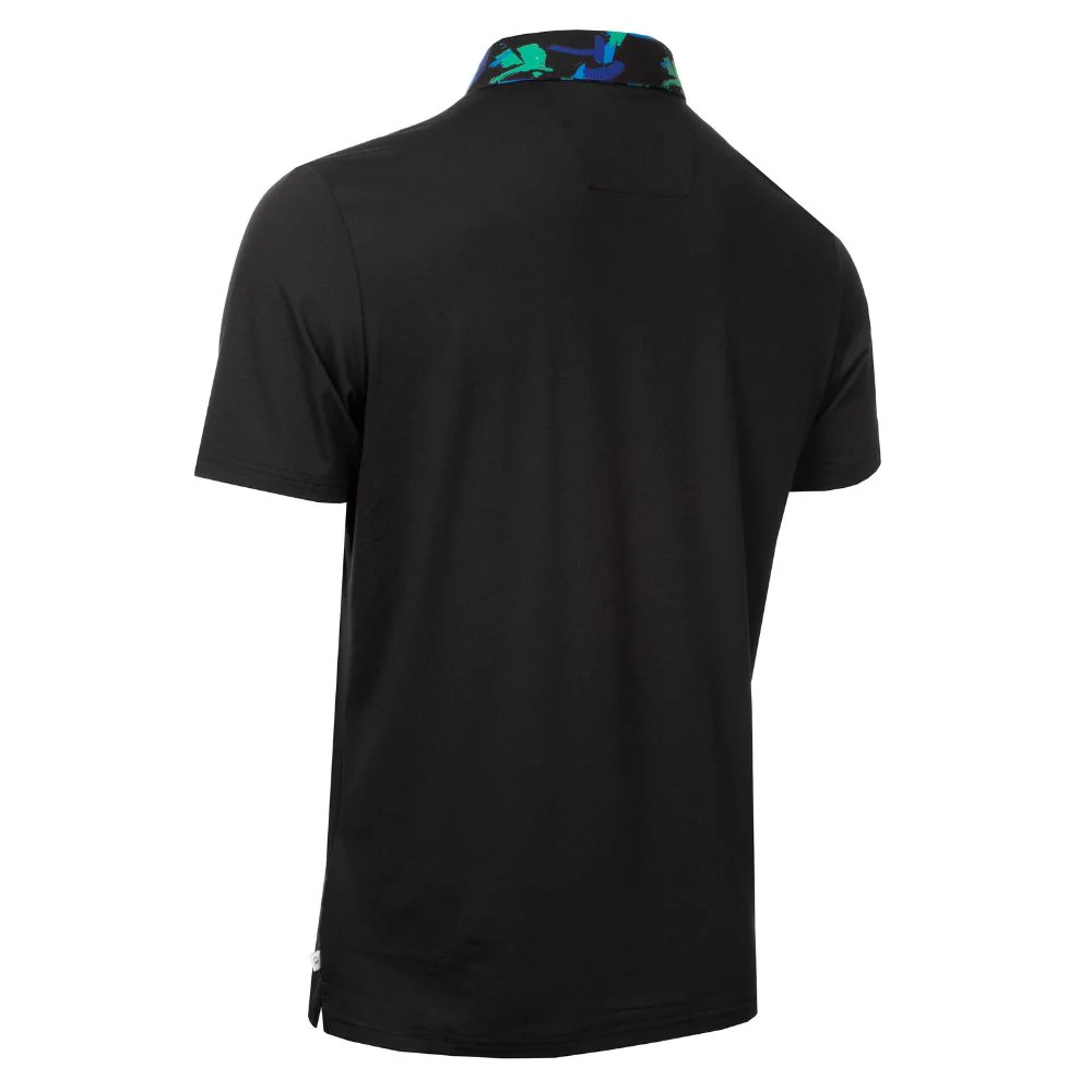 Calvin Klein Seabury Golf Polo Shirt 2025 - Black - Image 2