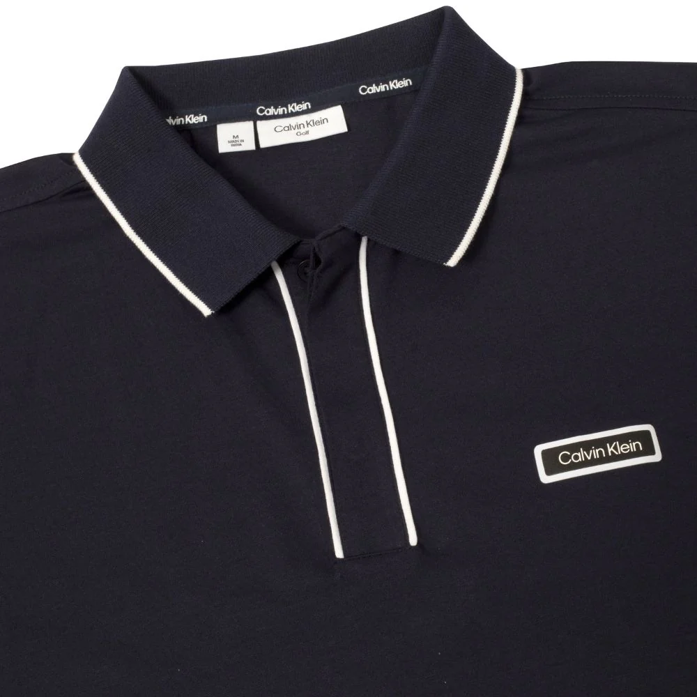 Calvin Klein Seafield Golf Polo 2026 - CKMS26153 - Navy - Image 3