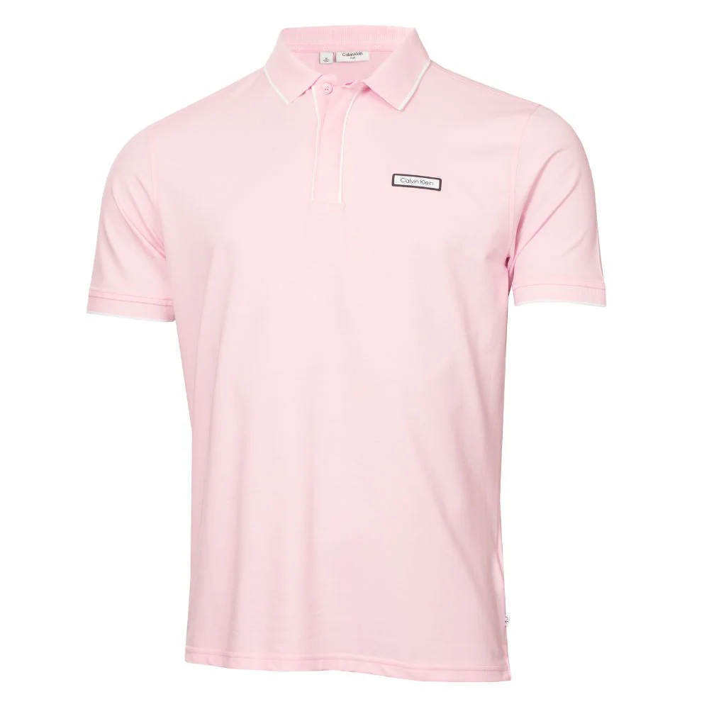 Calvin Klein Seafield Golf Polo 2026 - CKMS26153 - Cherry Blossom