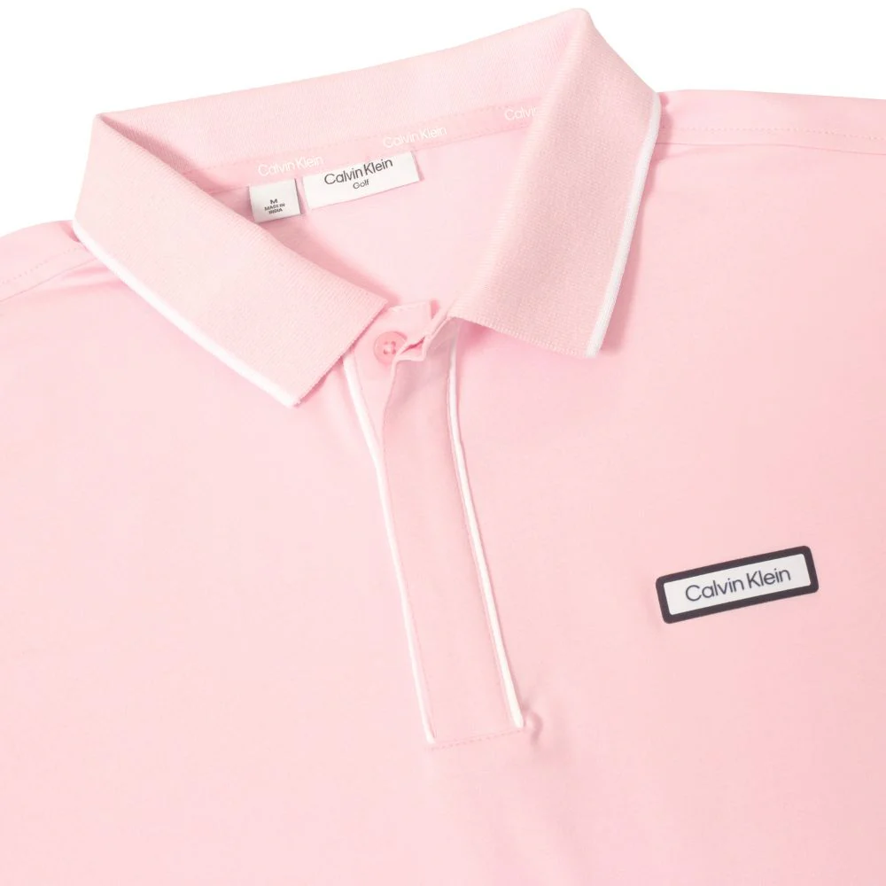 Calvin Klein Seafield Golf Polo 2026 - CKMS26153 - Cherry Blossom - Image 3