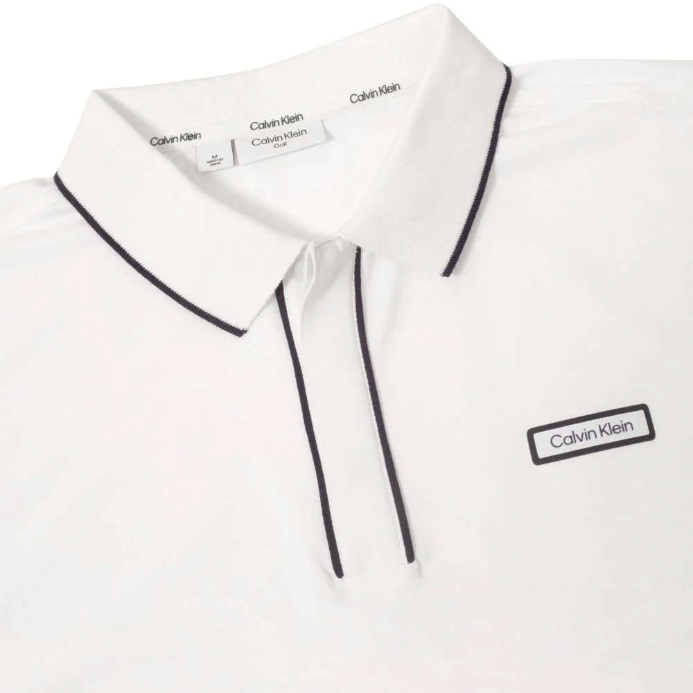 Calvin Klein Seafield Golf Polo 2026 - CKMS26153 - White - Image 3