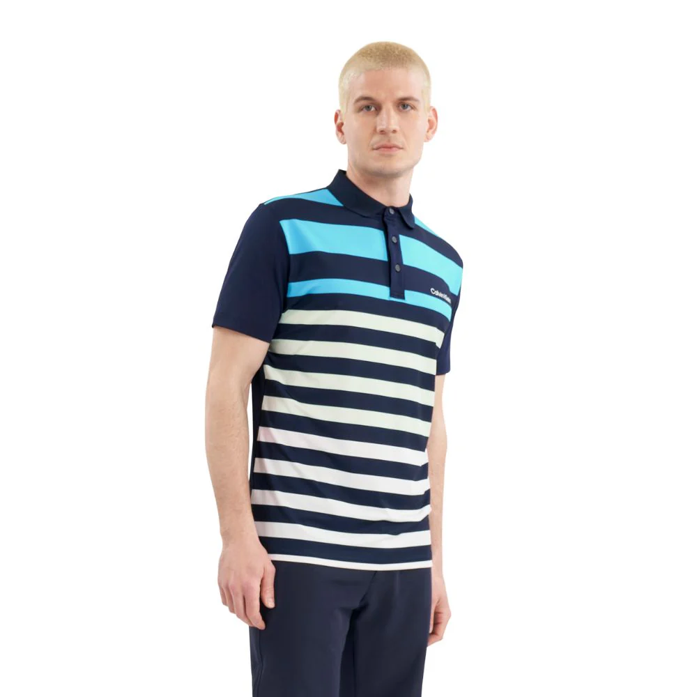 Calvin Klein Somerset Golf Polo Shirt 2025 CKMS25943 - Navy - Image 3
