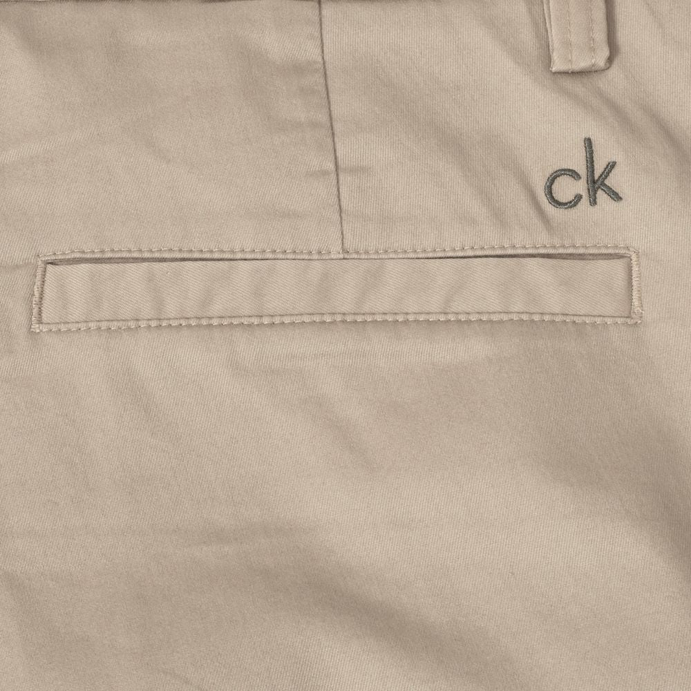 Calvin Klein Vacation Chino Golf Shorts 2026 - C10273 - Stone - Image 4