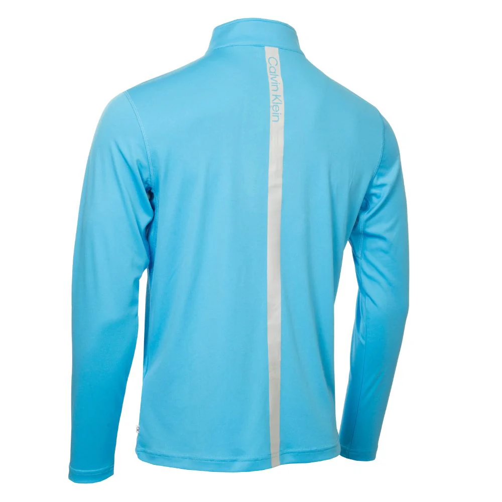 Calvin Klein Westgate 1/2 Zip Golf Pullover Top 2025 CKMS24888 - Aquarius - Image 2