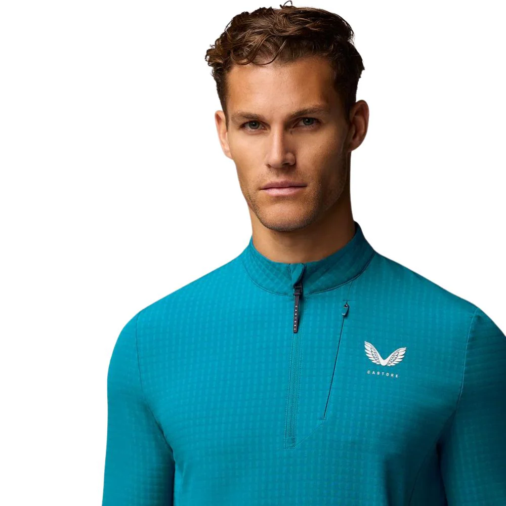 Castore Flex Tech 1/2 Zip Mens Golf Pullover Top - GMD40827-090 - Image 3