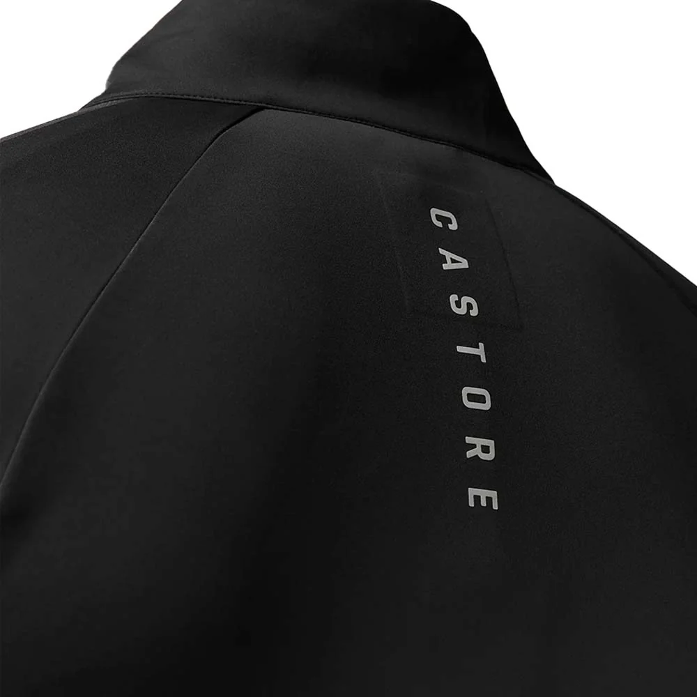 Castore Pinnacle Mens Hybrid Golf Jacket 2025 - Black / Mid Grey - Image 3