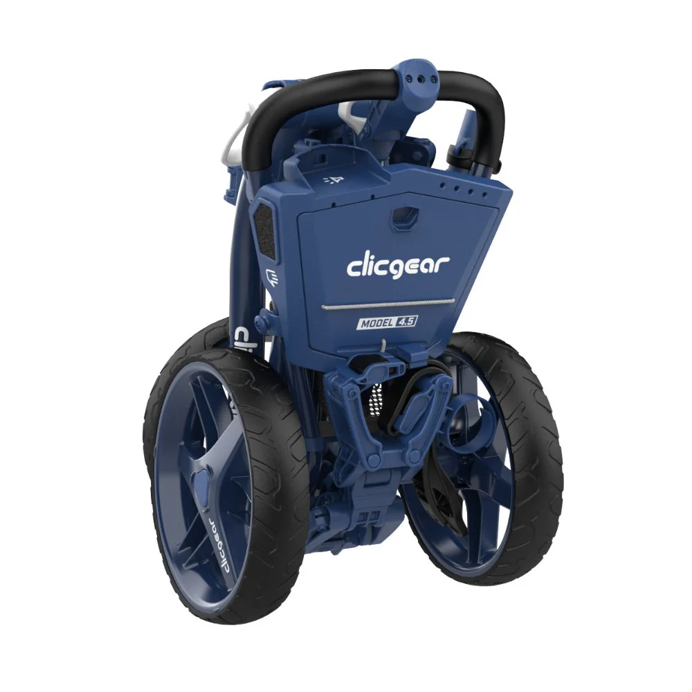 Clicgear 4.5 Premium 3 Wheel Golf Push Trolley 2026 - Navy - Image 2