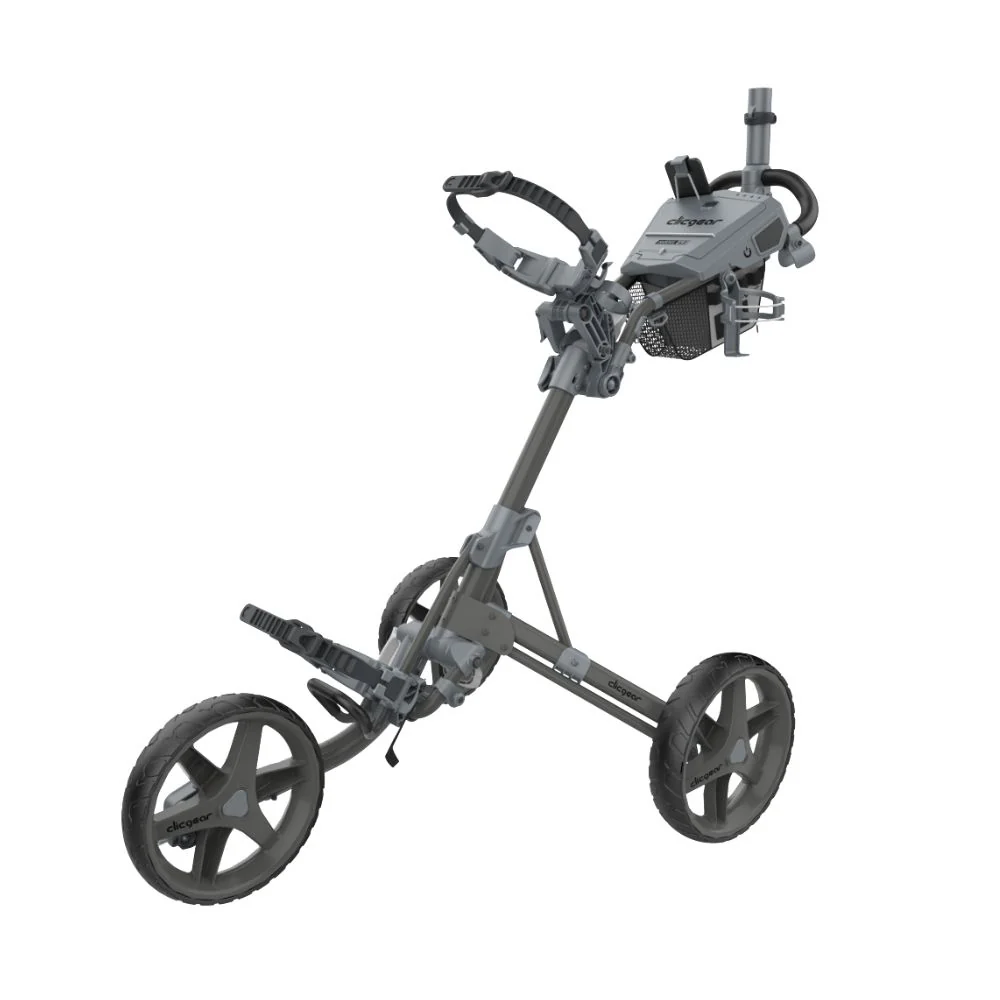 Clicgear 4.5 Premium 3 Wheel Golf Push Trolley 2026 - Slate