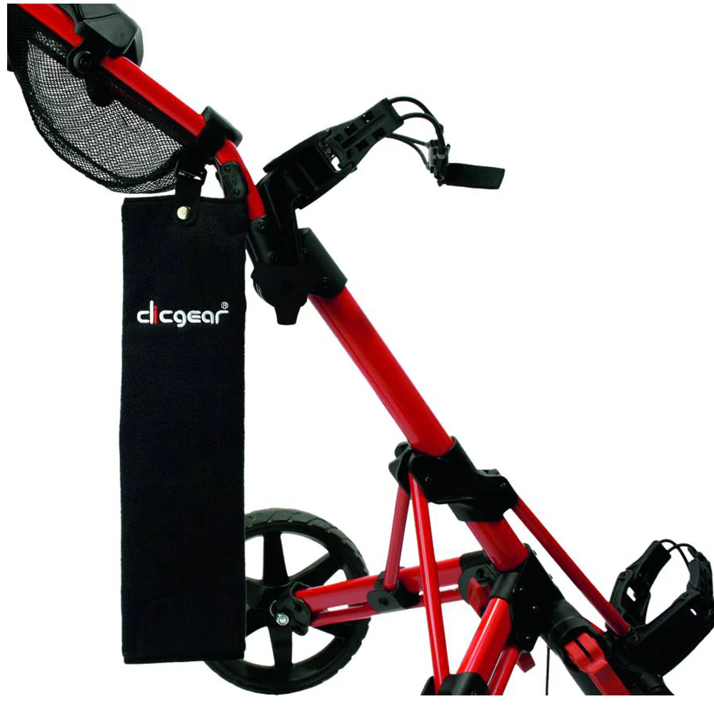 Clicgear Golf Tri-Fold Black Towel