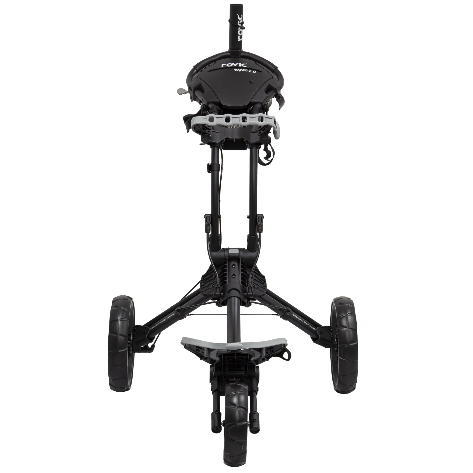 Clicgear Rovic RV1C 2.0 3 Wheeled Golf Trolley + Free Umbrella Holder - Image 5