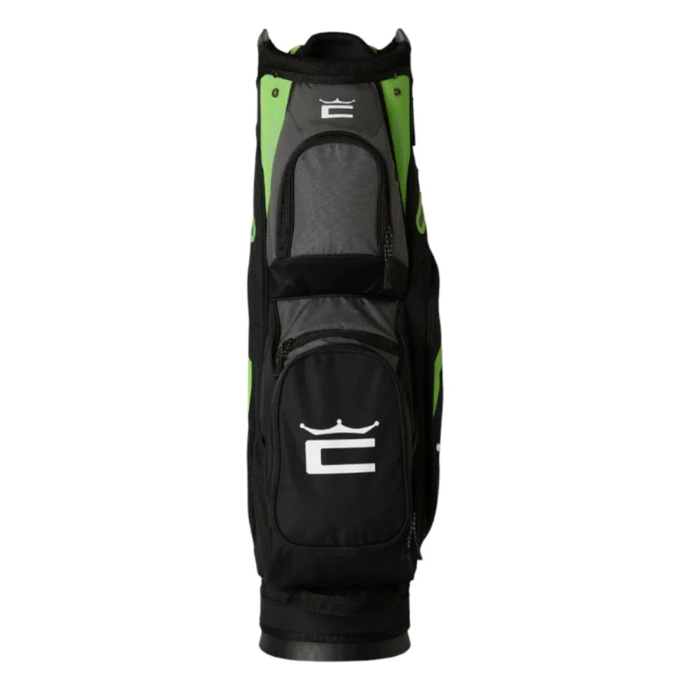 Cobra Golf Signature Cart Bag - Black / Grey / Fluoro Green - Image 3