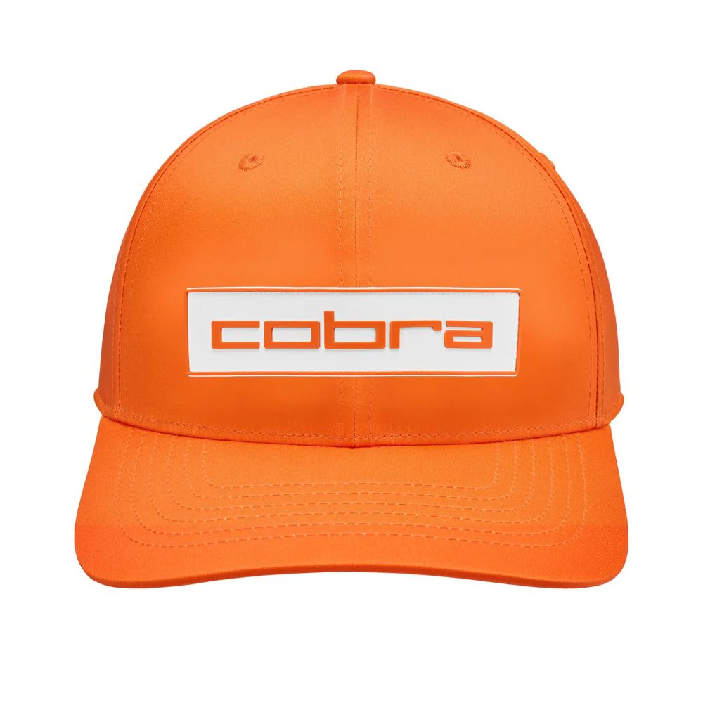 Cobra Tour Tech Golf Cap - Rickie Orange / White - Image 3