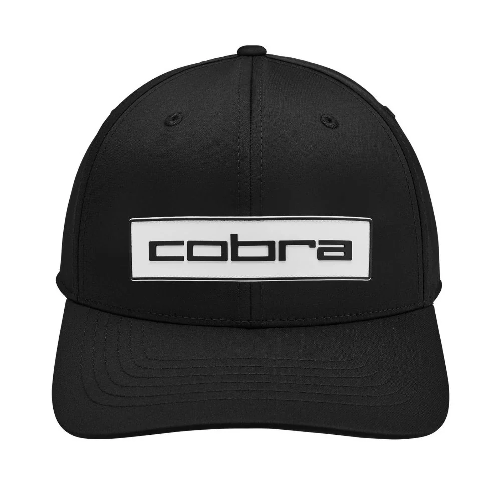 Cobra Tour Tech Golf Cap - Black / White - Image 3