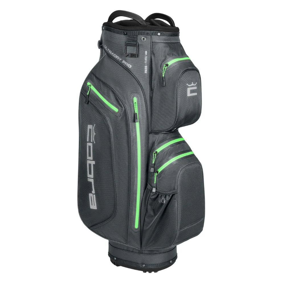 Cobra Ultradry Pro Waterproof Golf Cart Bag - Quiet Shade / Green Gecko - Image 5
