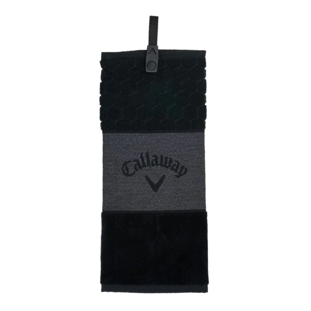 Callaway Golf Tri Fold Towel - Black