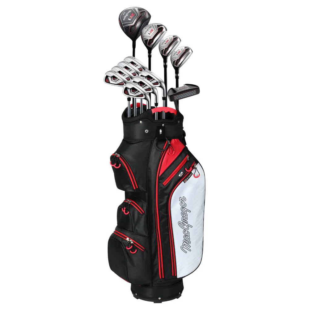 MacGregor ZT1 Men's Premium Graphite Golf Package Set - Cart Bag